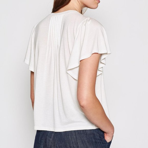 Joie Myrlie Pintuck-Pleated Top - Picture 3 of 4